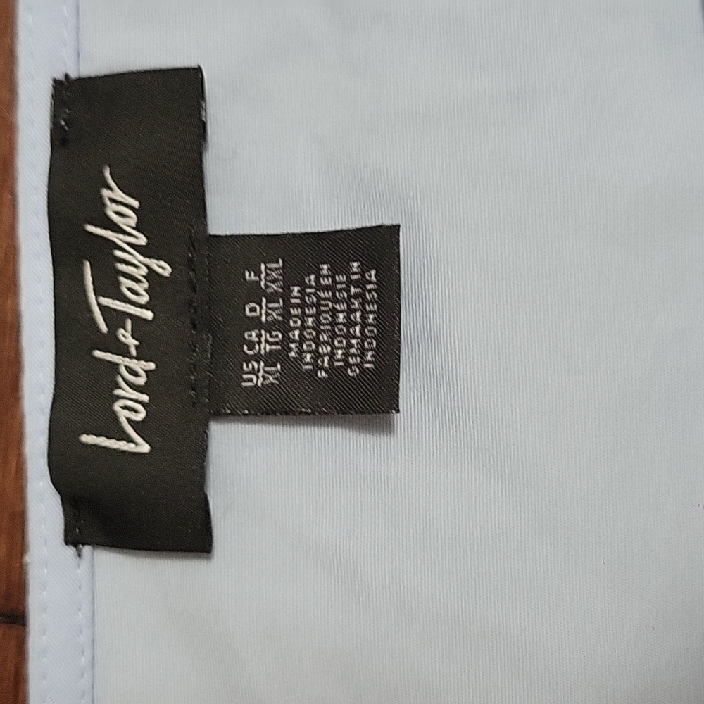 Lord & Taylor Light Blue Cotton Top Flare Sleeves Sz US XLARGE - Picture 5 of 9